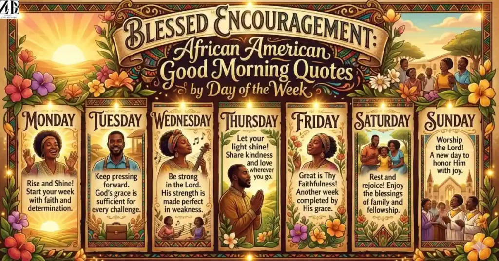 blessed-encouragement-african-american-good-morning-quotes-by-day-of-the-week Blessed Encouragement African American Good Morning Quotes by Day of the Week