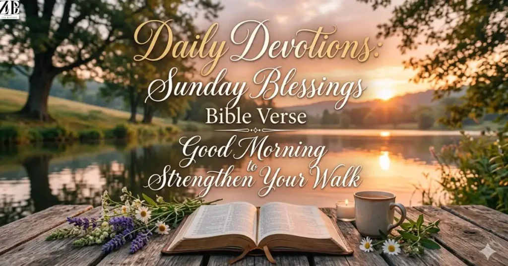 daily-devotions-sunday-blessings-bible-verse-good-morning-to-strengthen-your-walk Daily Devotions: Sunday Blessings Bible Verse Good Morning to Strengthen Your Walk