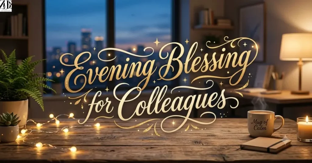 Evening Blessing for Colleagues