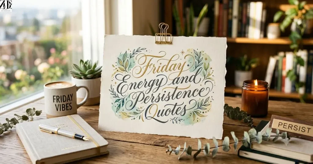 Friday Energy and Persistence Quotes