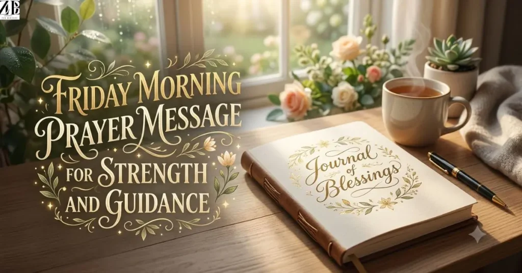 Friday Morning Prayer Message for Strength and Guidance