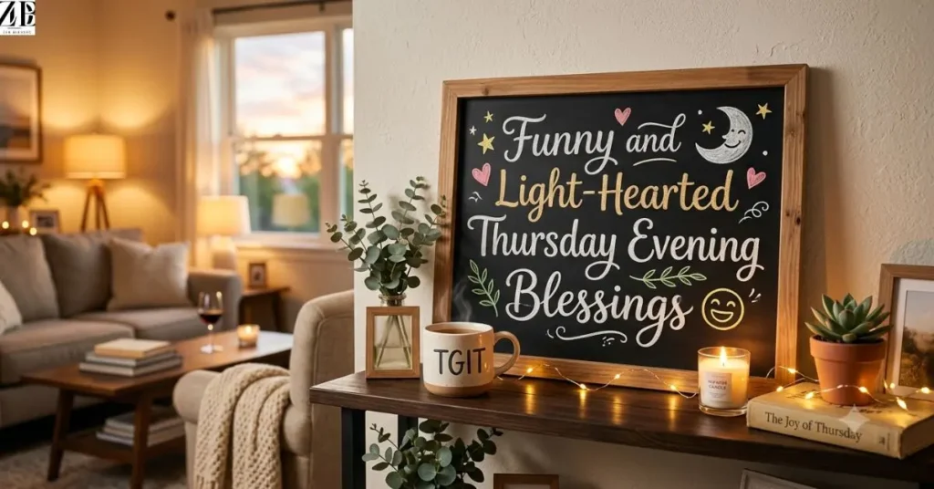 Funny and Light-Hearted Thursday Evening Blessings
