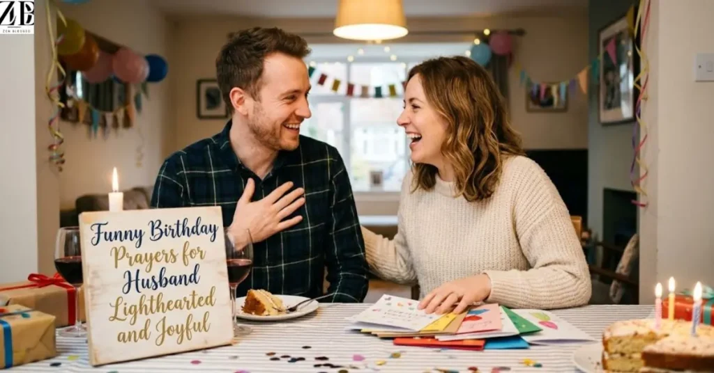 Funny Birthday Prayers for Husband Lighthearted and Joyful
