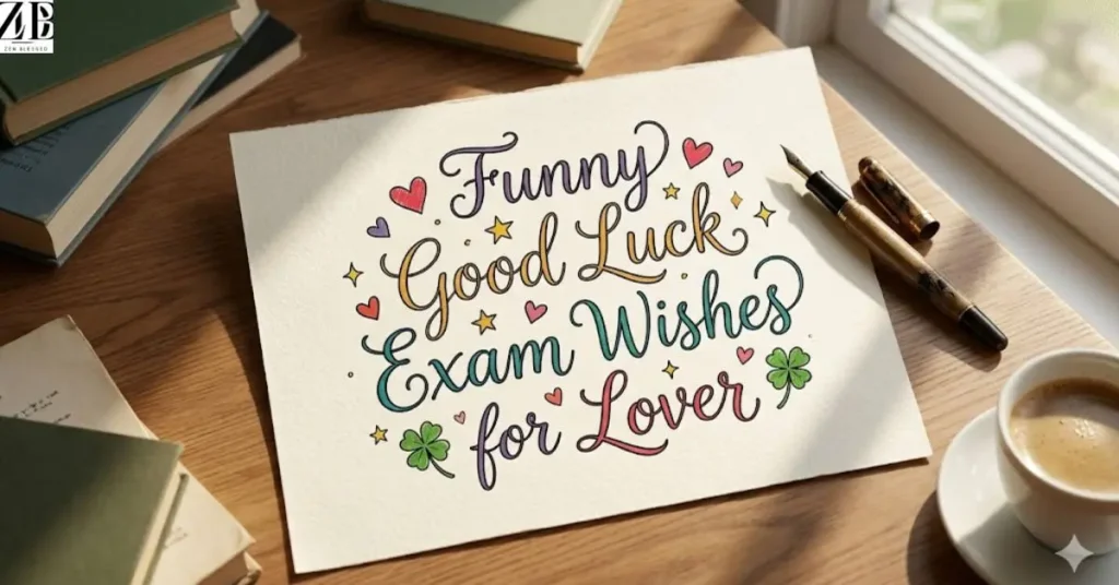 Funny Good Luck Exam Wishes for Lover