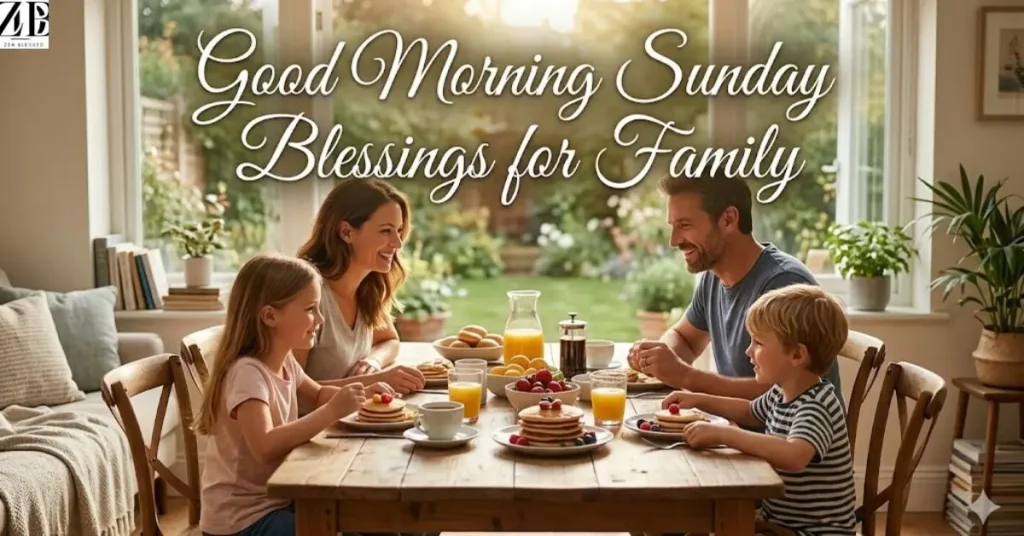 Good Morning Sunday Blessings for Family