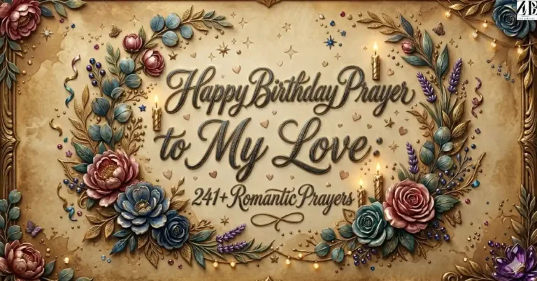 Happy Birthday Prayer to My Love: 241+ Romantic Prayers