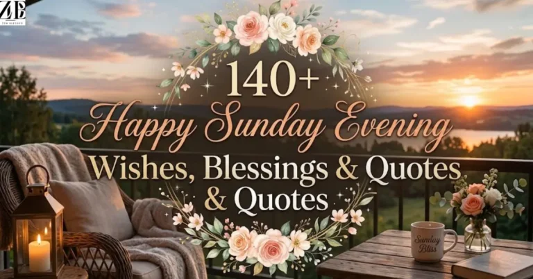 140+ Happy Sunday Evening Wishes, Blessings & Quotes