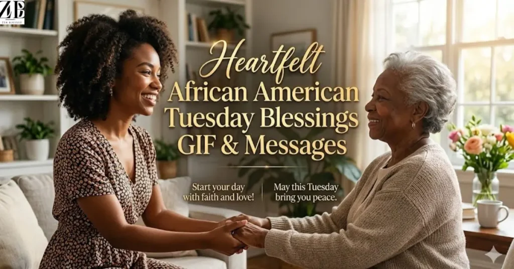 Heartfelt African American Tuesday Blessings GIF & Messages
