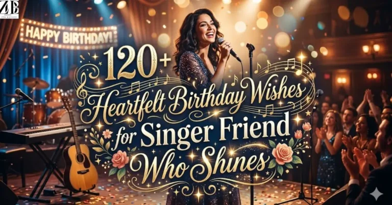 120+ Heartfelt Birthday Wishes for Singer Friends Who Shines