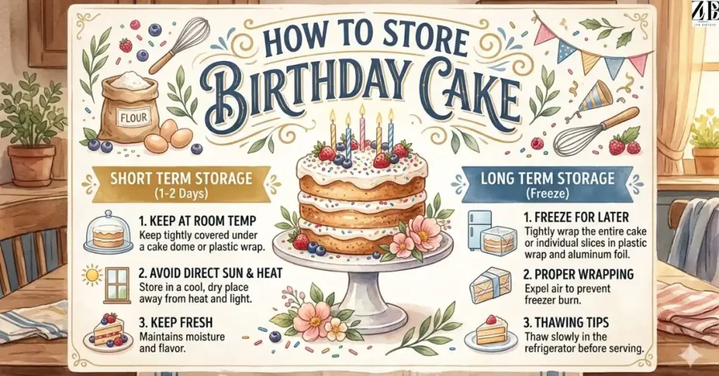 how-to-store-birthday-cake How to Store Birthday Cake
