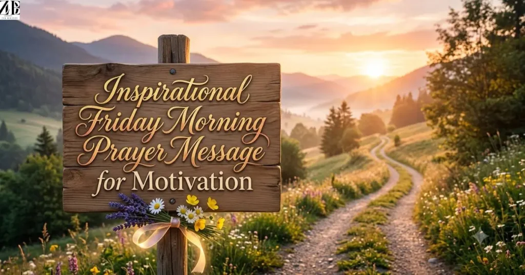 Inspirational Friday Morning Prayer Message for Motivation