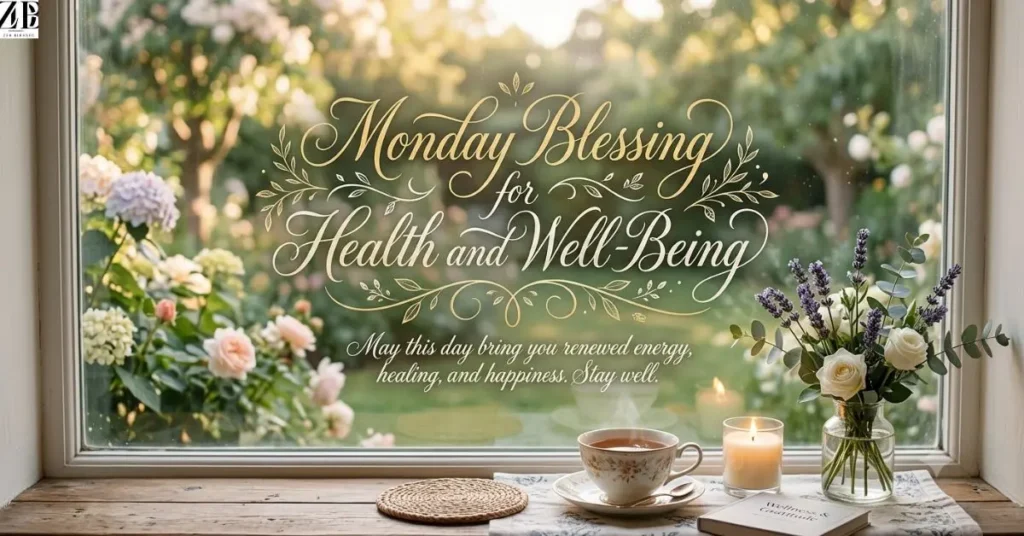 Monday Blessing for Health and Well-Being