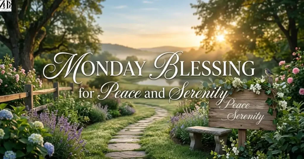 Monday Blessing for Peace and Serenity