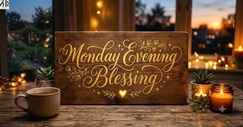Monday Evening Blessing