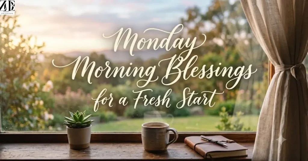 Monday Morning Blessings for a Fresh Start