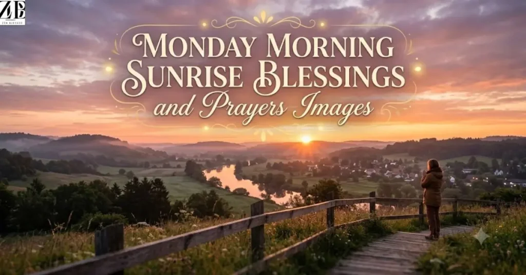 Monday Morning Sunrise Blessings and Prayers Images