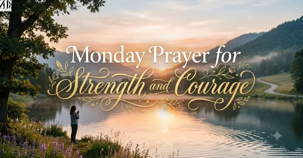 Monday Prayer for Strength and Courage