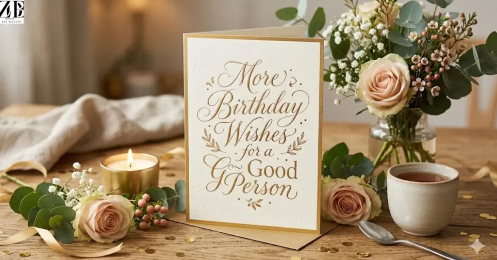 More Birthday Wishes for a Good Person