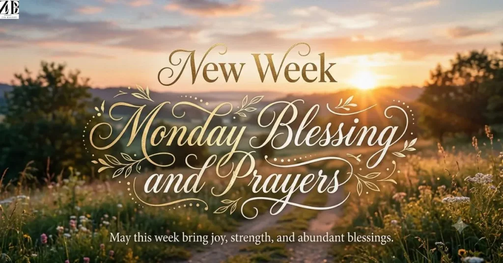 New Week Monday Blessing and Prayers