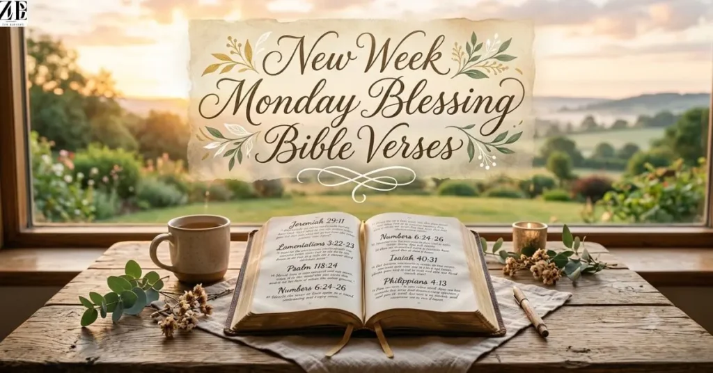New Week Monday Blessing Bible Verses
