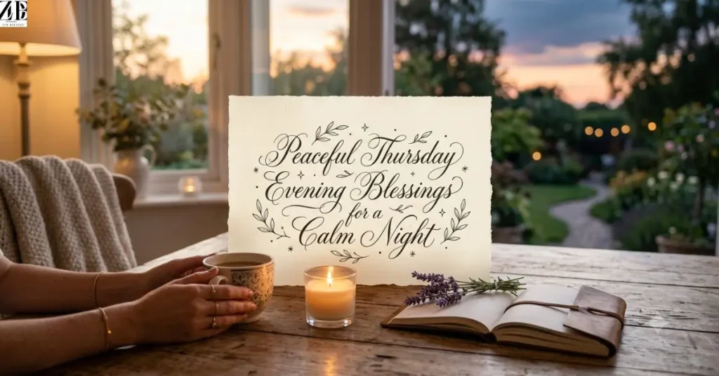 Peaceful Thursday Evening Blessings for a Calm Night