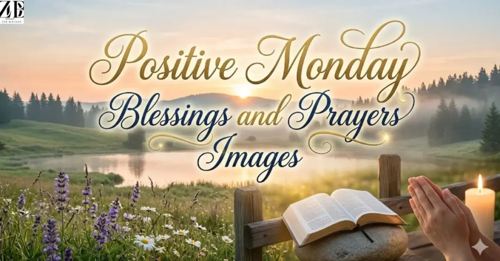 Positive Monday Blessings and Prayers Images