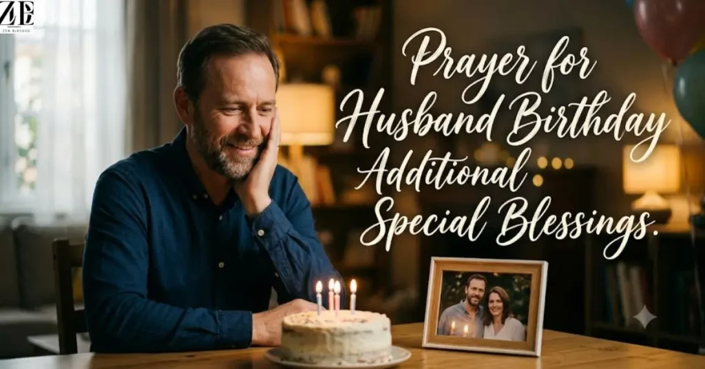Prayer for Husband Birthday Additional Special Blessings