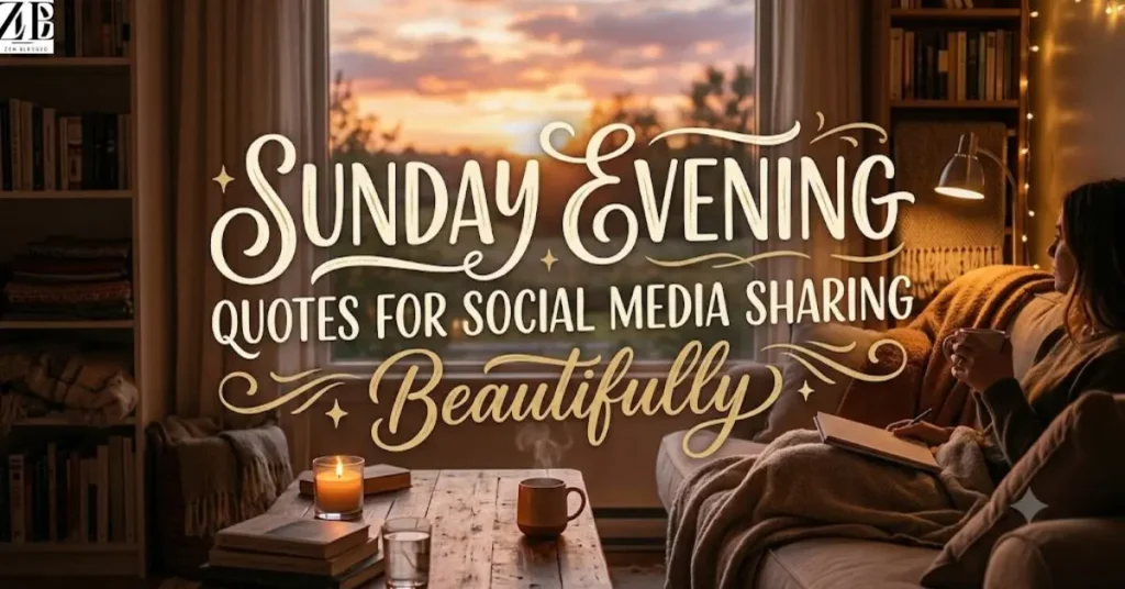 relaxing-and-peaceful-happy-sunday-evening-blessings (1) Sunday Evening Quotes for Social Media Sharing