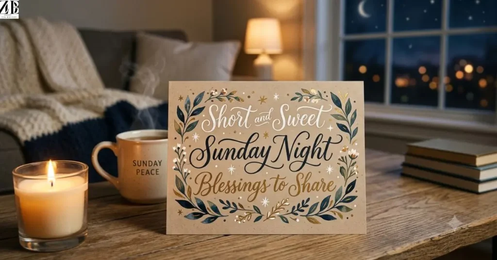 Short and Sweet Sunday Night Blessings to Share