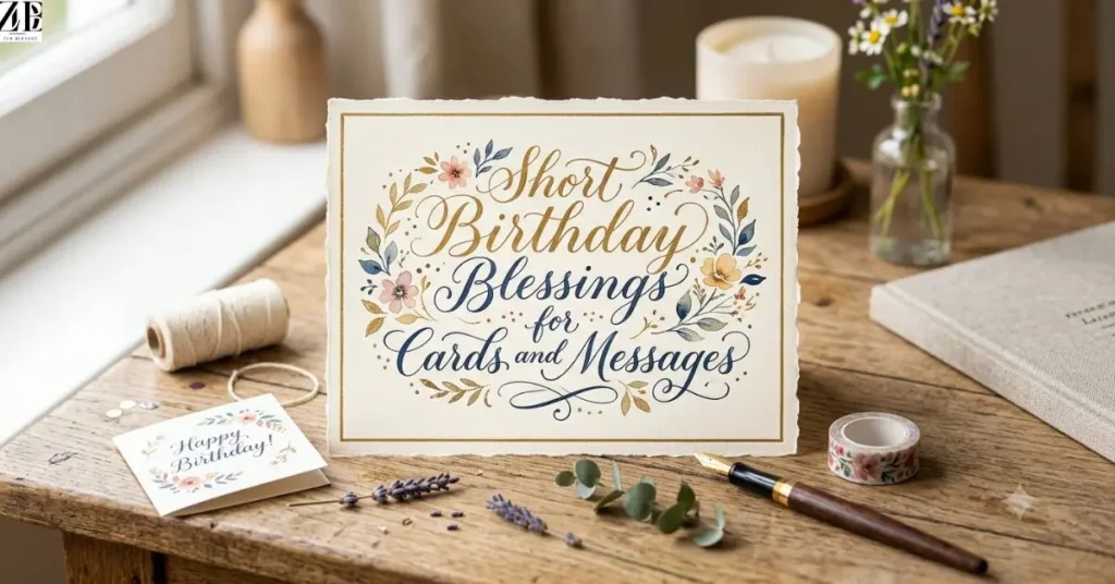 Short Birthday Blessings for Cards and Messages