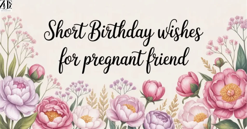 Short Birthday Wishes for Pregnant Friend