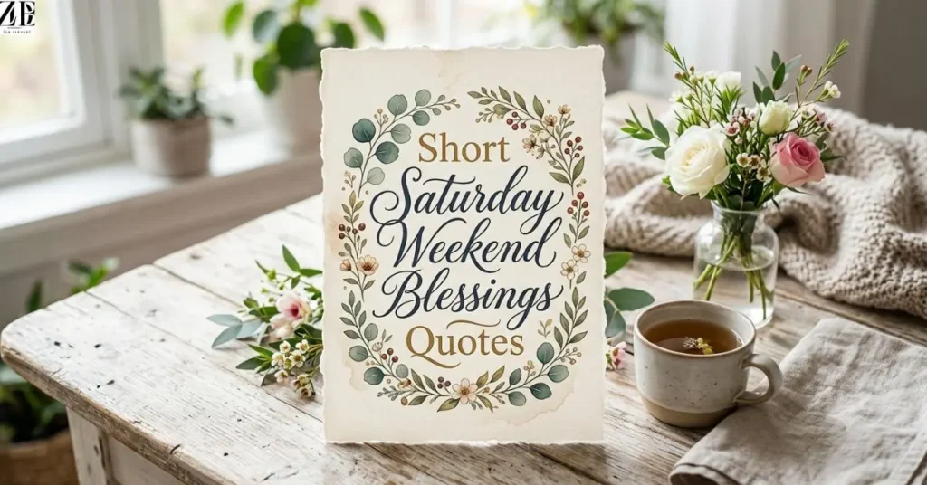 Short Saturday Weekend Blessings Quotes