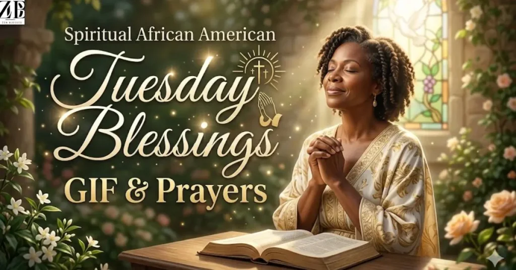 Spiritual African American Tuesday Blessings GIF & Prayers