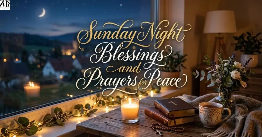 Sunday Night Blessings and Prayers for Peace