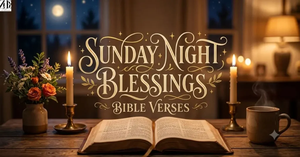 Sunday Night Blessings Bible Verses