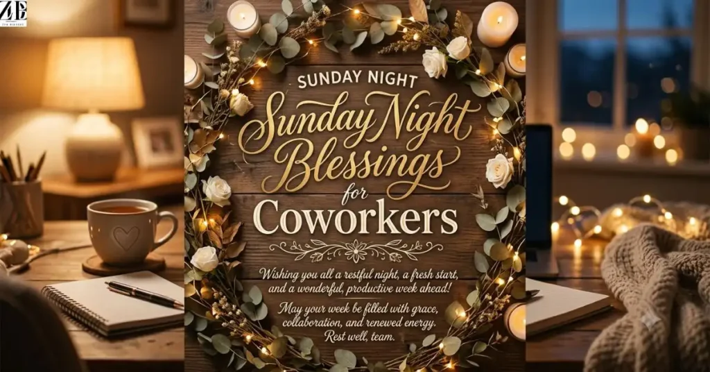 Sunday Night Blessings for Coworkers