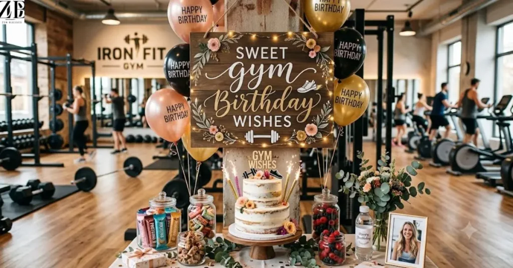 Sweet Gym Birthday Wishes