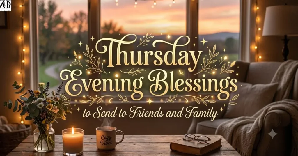 Thursday Evening Blessings to Send to Friends and Family