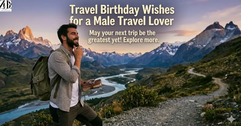 Travel Birthday Wishes for a Male Travel Lover