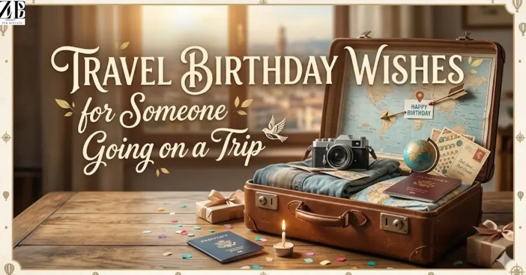 Travel Birthday Wishes for Someone Going on a Trip