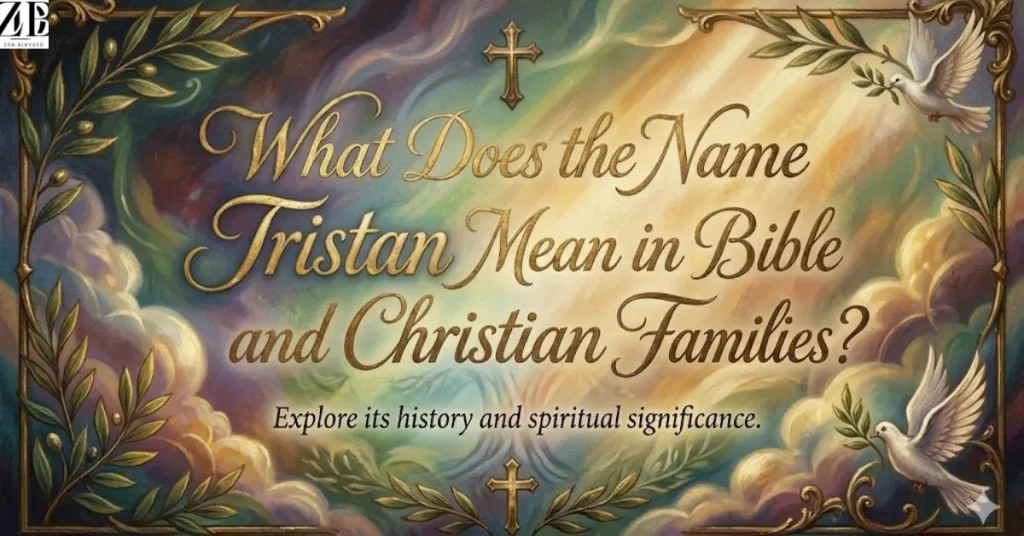 What Does the Name Tristan Mean in the Bible and Christian Families?