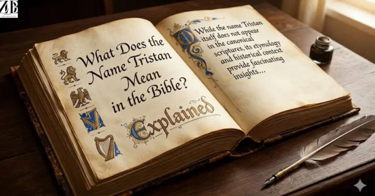 What Does the Name Tristan Mean in the Bible? Explained