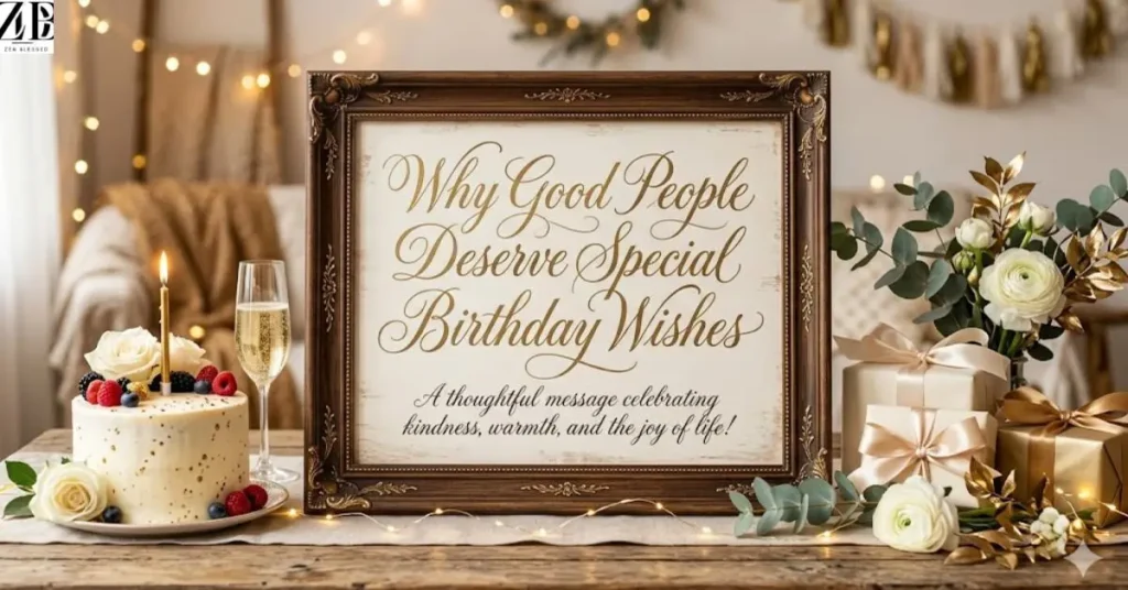 Why Good People Deserve Special Birthday Wishes