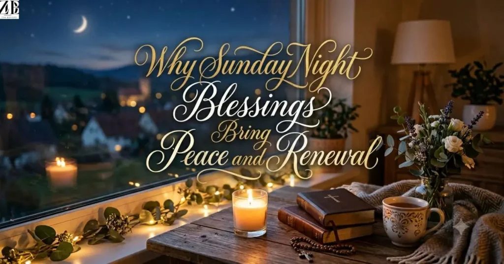 Why Sunday Night Blessings Bring Peace and Renewal