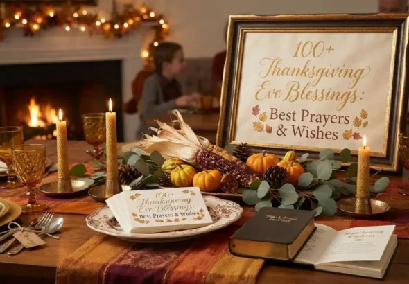 100+ Thanksgiving Eve Blessings: Best Prayers & Wishes