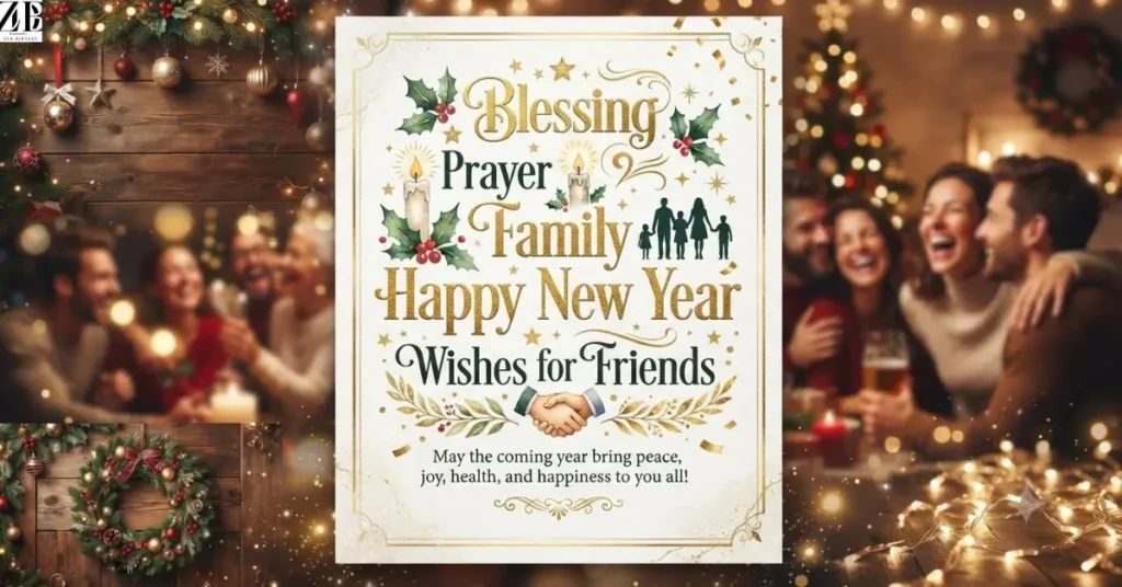 Blessing Prayer Family Happy New Year Wishes for Friends