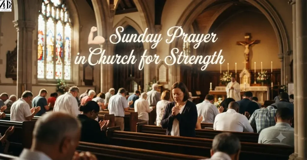 Sunday Prayer in Church for Strength