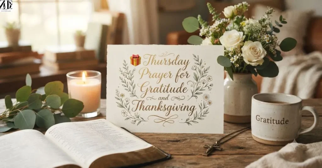 Thursday Prayer for Gratitude and Thanksgiving